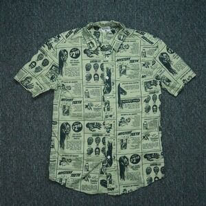 Creepy‎ Co Shirt Mens Extra Small Green Monsters Short Sleeve Lightweight XS